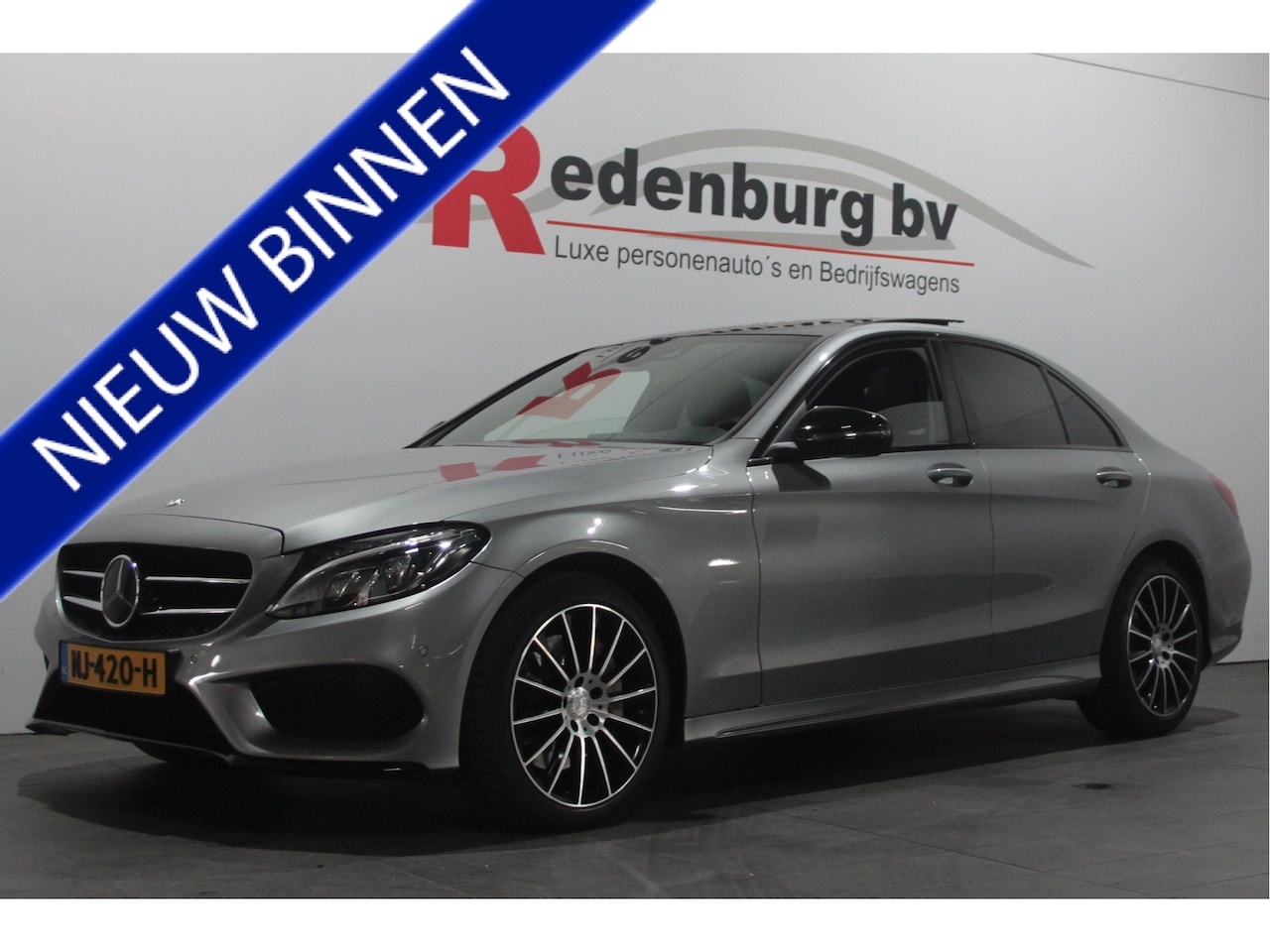 Mercedes-Benz C-klasse - 400 4MATIC AMG line - Pano / HUD / Camera / Leder - AutoWereld.nl