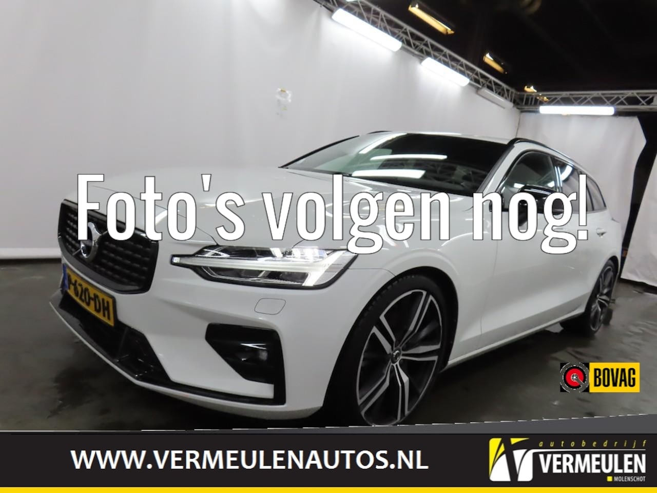 Volvo V60 - B3 2.0T 163PK Hybrid R-Design + 20"/ Navi/ Ad.Cruise/ Clima/ Full-LED/ Winterpakket/ Camer - AutoWereld.nl
