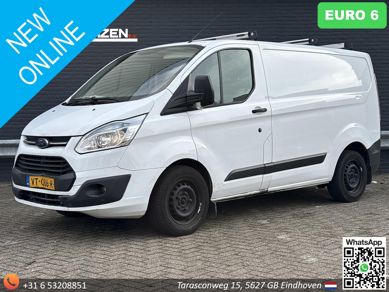 Ford Transit Custom - 270 2.2 TDCI L1H1 Trend | € 4.450,- NETTO! | 3 Zits | Airco | Trekhaak | Kasten Inbouw | N - AutoWereld.nl