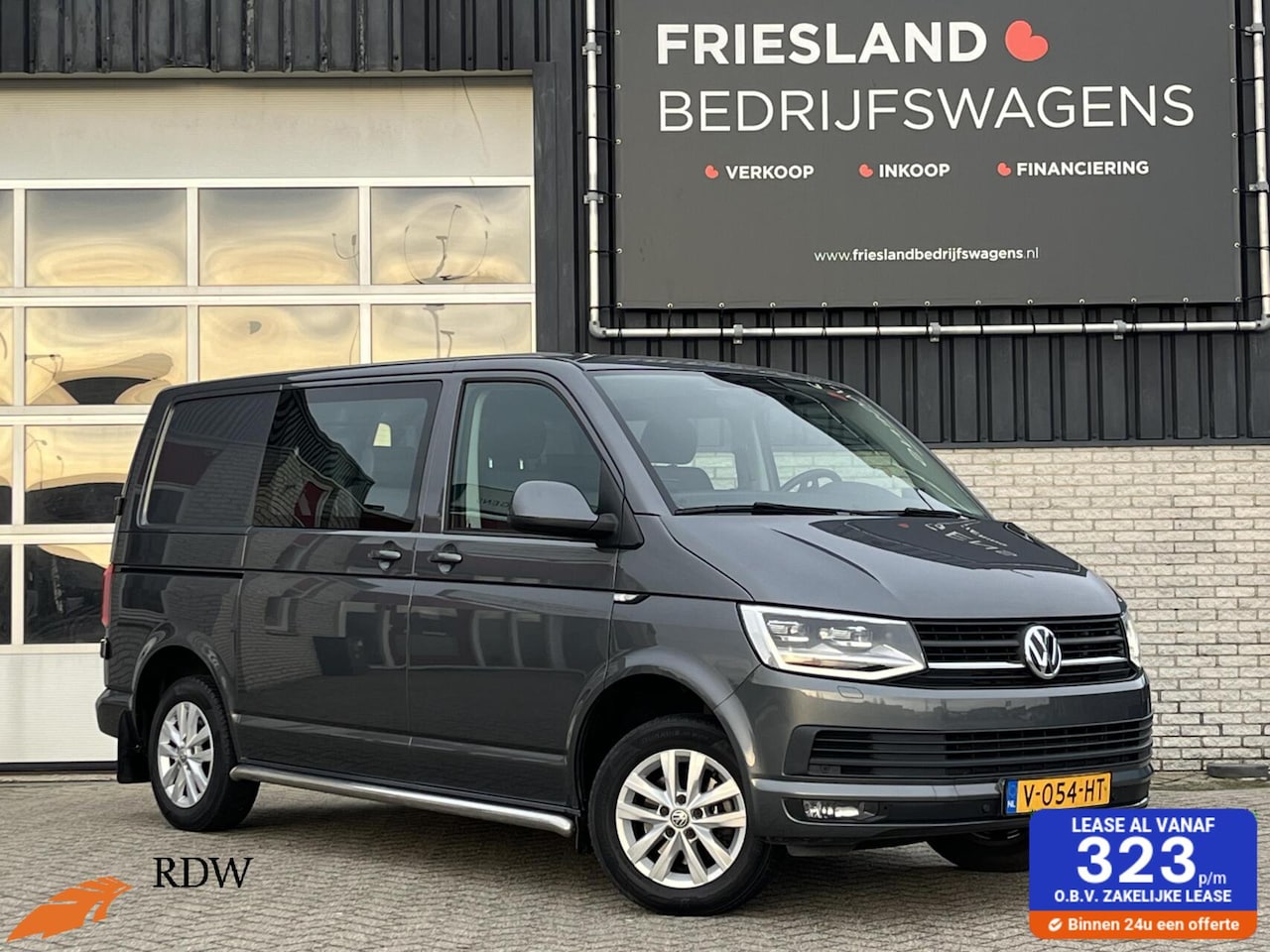 Volkswagen Transporter - 2.0 TDI 150pk Highline Dubbele Cabine Trekhaak/Navi/PDC/LED/16"/DealerAuto - AutoWereld.nl