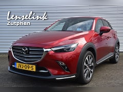 Mazda CX-3 - 2.0 SKYACTIV-G 120pk GT-M AUTOMAAT | Uniek door km-stand | Afn trekhaak | Navi | Half lede