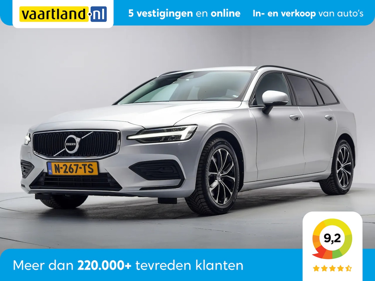 Volvo V60 - 2.0 B3 Momentum Advantage Aut. [ LED Navi Stoelverwarming Camera ] - AutoWereld.nl