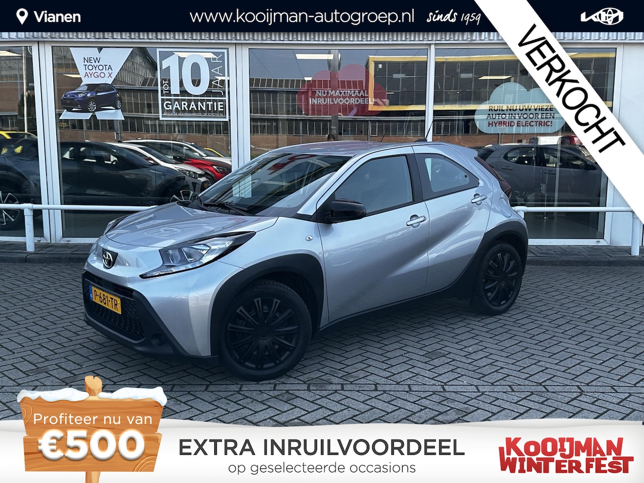 Toyota Aygo X - 1.0 VVT-i MT play 1.0 VVT-i MT Play ,Apple Carplay/Android Auto , Achteruitrijcamera, Airco , Adaptive cruis - AutoWereld.nl