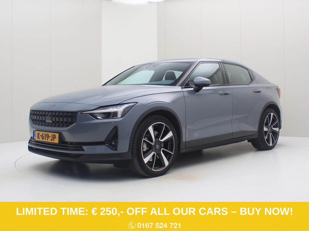 Polestar 2 - Long Range Dual Motor 408PK 78kWh 89,2% SoH [ TREKHAAK+360CAM+PILOT PLUS+20'' LMV+H/K ] - AutoWereld.nl