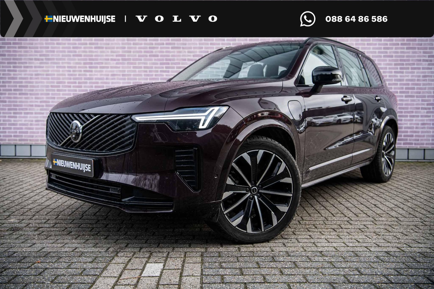 Volvo XC90 - 2.0 T8 Plug-in hybrid AWD Ultra Dark | Luchtvering | Trekhaak | Massagestoelen | Bowers & - AutoWereld.nl