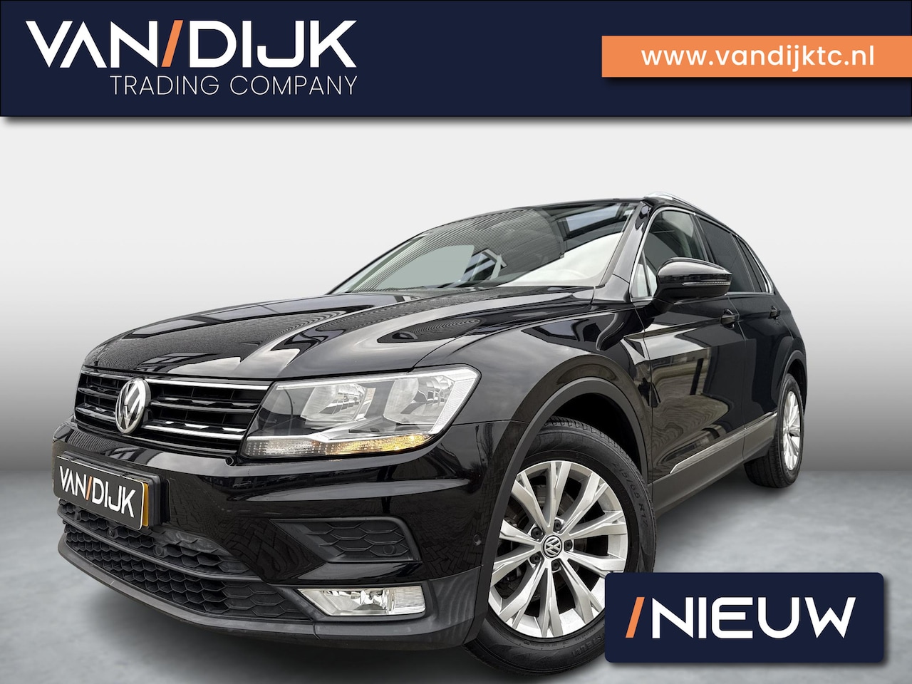 Volkswagen Tiguan - 1.4 TSI ACT Comfortline ✓Panoramadak ✓Navigatie ✓360º Camera ✓Alcantara Ergo Stoel ✓Stoelv - AutoWereld.nl