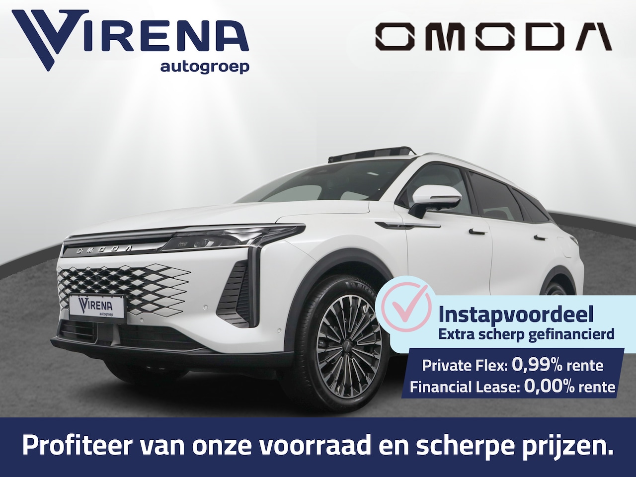 Omoda 9 - 1.5T-GDi SHS-P Premium 9 PHEV Premium - Panoramadak - 140km actieradius plug in hybride - - AutoWereld.nl