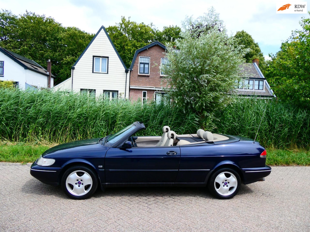 Saab 900 Cabrio - 2.5 V6 SE 170pk Automaat Clima Leder Keurige Youngtimer - AutoWereld.nl