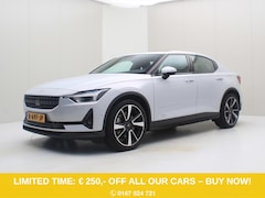 Polestar 2 - 2 Long Range Dual Motor 408pk 92, 4% SoH [ PILOT PLUS+20 INCH+PANO+STOELVERWARMING ]