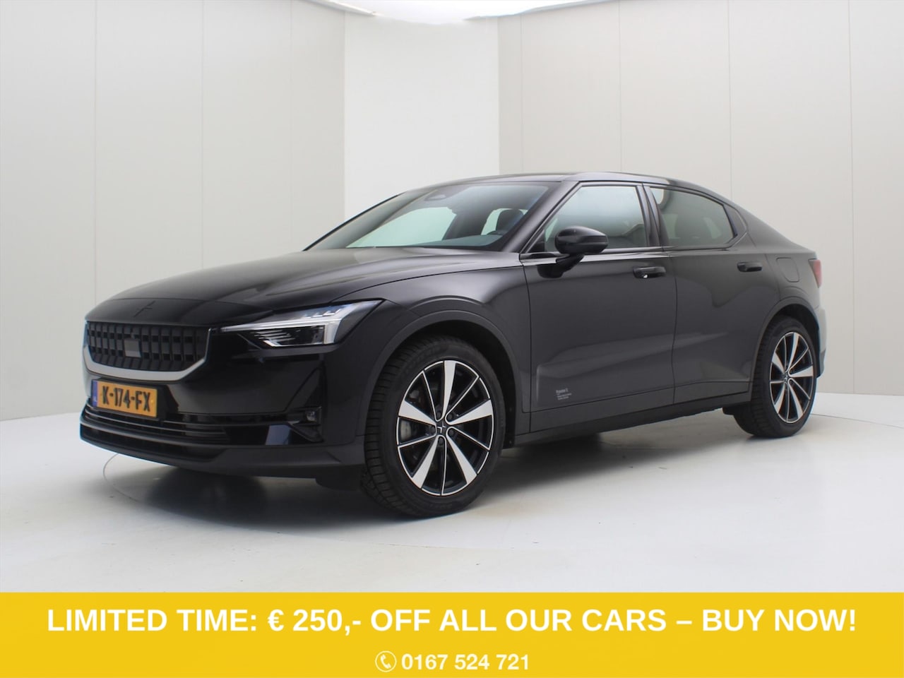 Polestar 2 - Long Range Dual Motor 408PK 78kWh 92,3% SoH [ PILOT PLUS+19 INCH+CARPLAY+CAMERA ] - AutoWereld.nl