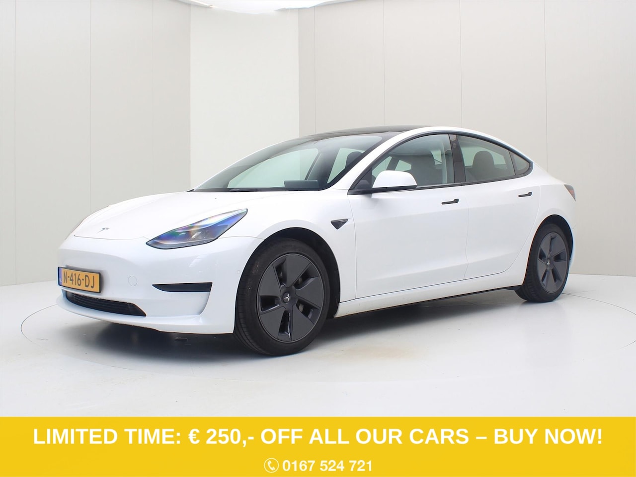 Tesla Model 3 - Standard RWD Plus FACELIFT [ LFP ACCU+WARMTEPOMP+FSD+60 kWh+PREMIUM AUDIO ] - AutoWereld.nl
