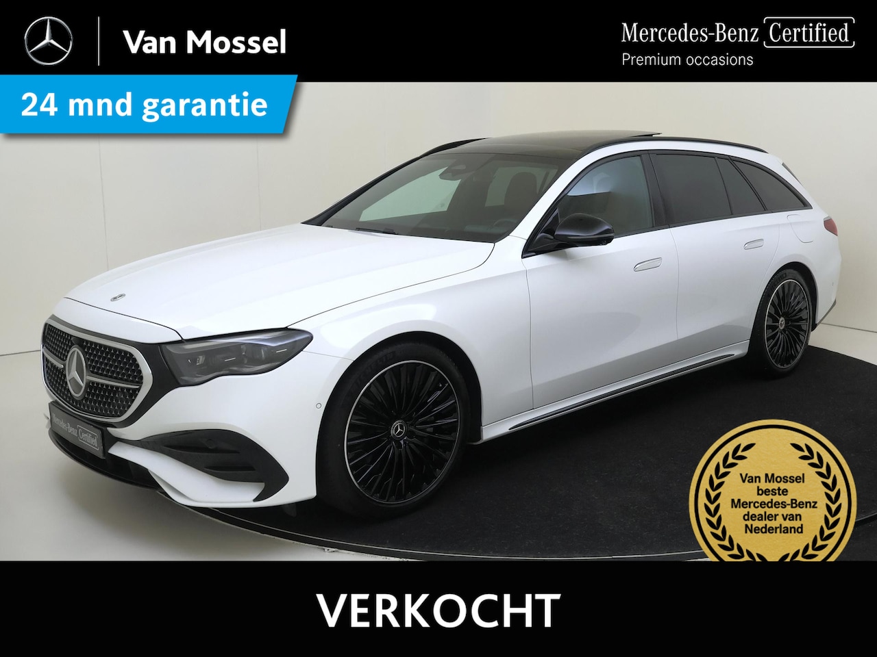 Mercedes-Benz E-klasse Estate - 300 e AMG Line / Stoelverwarming / 360Graden-Camera / Panorama-schuifdak / Night-Pakket / - AutoWereld.nl