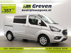 Ford Transit Custom - 300 2.0 TDCI L1H1 | MARGE | Dubbele Cabine | Aut. | Euro6 | Airco | Cruise | Camera | Schu