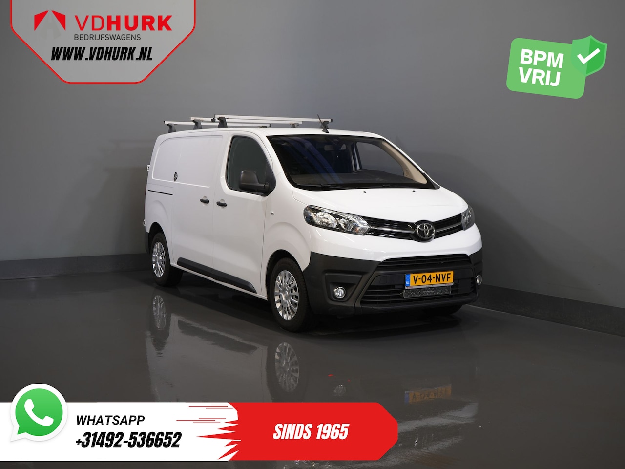 Toyota ProAce Worker - 2.0 D-4D 145 pk Aut. L2 Adapt. Cruise/ Inrichting/ Standkachel/ Camera/ PDC/ Dakdragers/ T - AutoWereld.nl