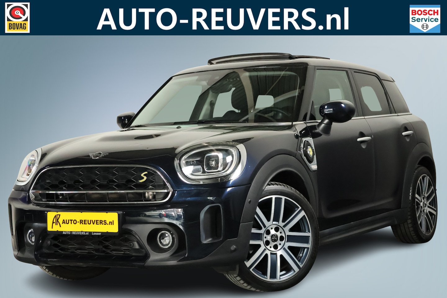 MINI Countryman - Mini 1.5 Cooper S E ALL4 Salt / Panorama /Opendak / Leder / Camera / Carplay / Navi / DAB - AutoWereld.nl