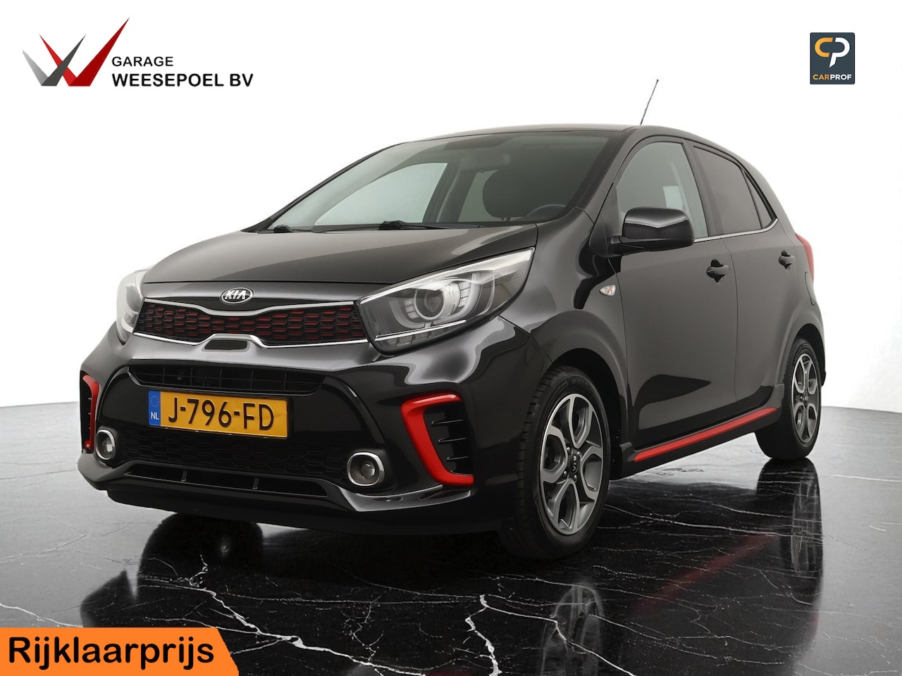 Kia Picanto - 1.0 MPi GT-Line Edition - Navigatie - Camera - Airco - Cruise control - 15 inch LM velgen - AutoWereld.nl