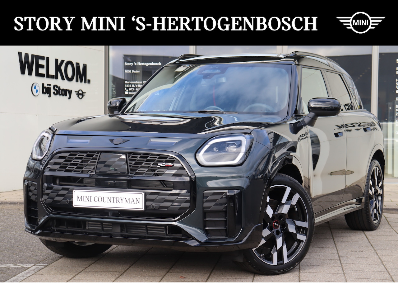 MINI Countryman - C Automaat / John Cooper Works / Pakket XL / 20" JCW Flag Spoke 2-tone - AutoWereld.nl
