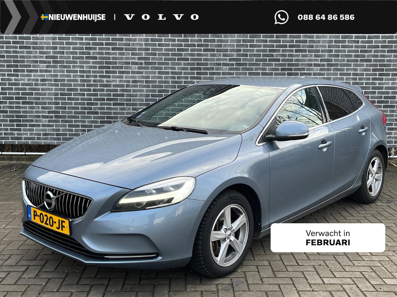 Volvo V40 - 1.5 T3 Nordic | Automaat | Trekhaak | Lederen bekleding | Stoelverwarming | Navigatie | LE - AutoWereld.nl