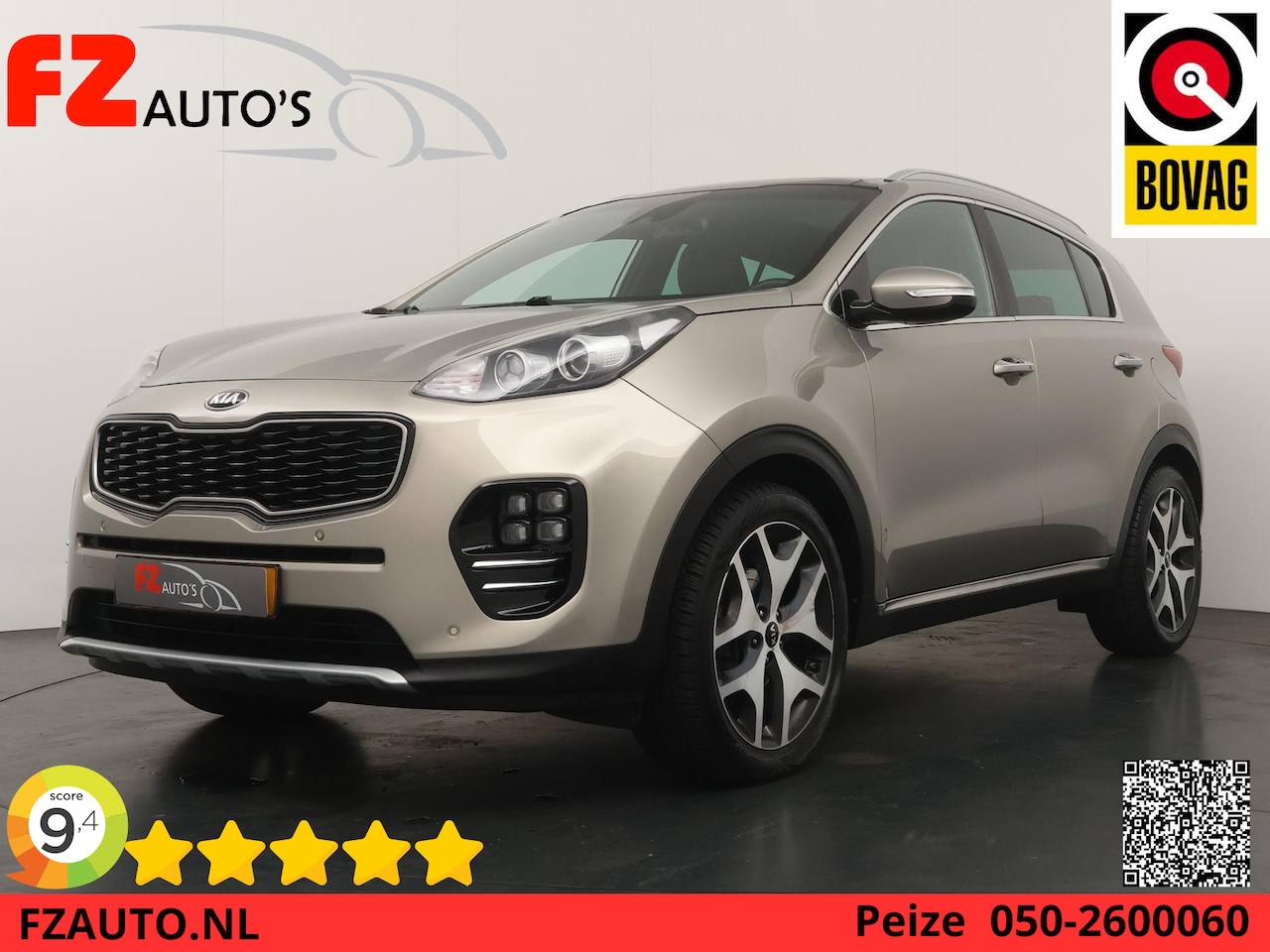 Kia Sportage - 1.6 T-GDI GT-Line - Caravantrekker! - Schuifdak - Leder - Stoelverwarming - Trekhaak - AutoWereld.nl