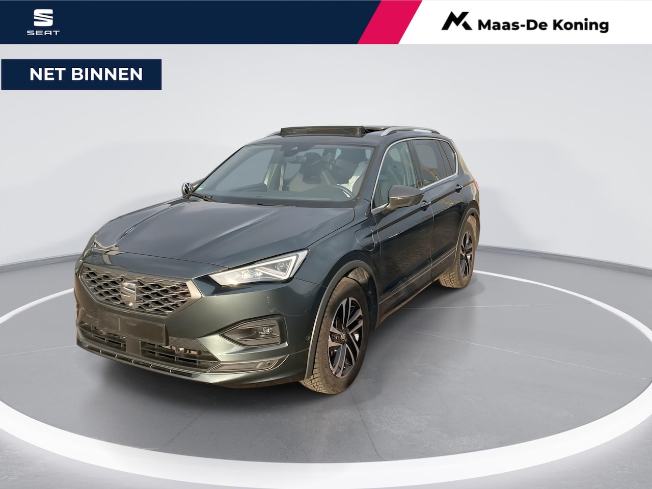 SEAT Tarraco - 1.4 TSI e-Hybrid 245pk DSG PHEV FR · Panoramadak · Trekhaak · Camera + Parkeersensoren - AutoWereld.nl