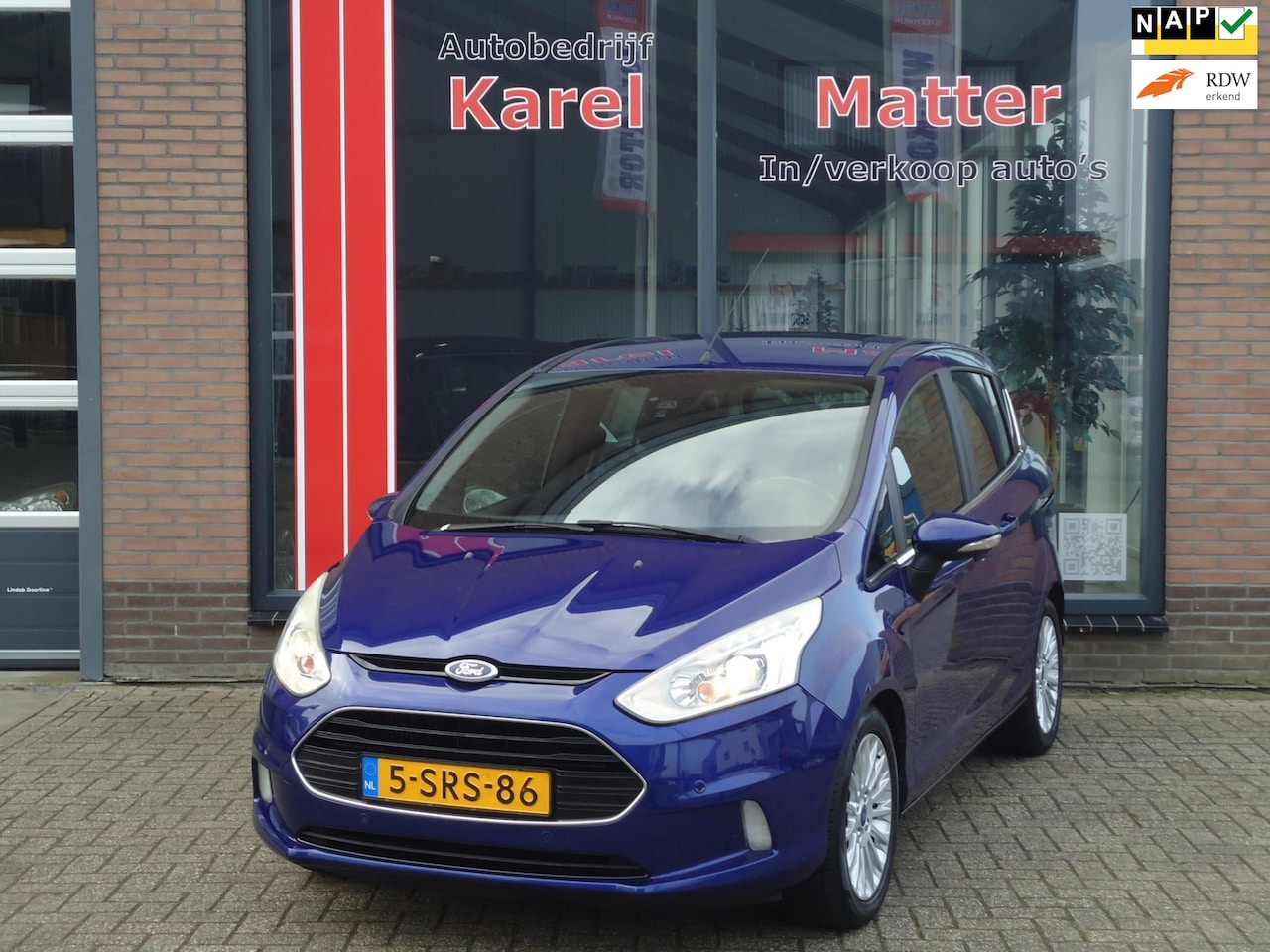 Ford B-Max - 1.0 EcoBoost Titanium *CLIMATE CONTROL* *TREKHAAK* *NETTE AUTO* - AutoWereld.nl