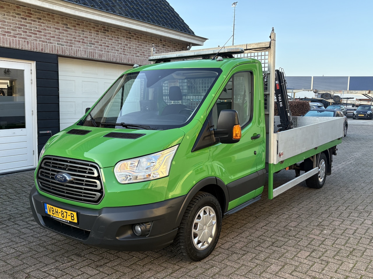 Ford Transit - 350 2.0 TDCI L5H1 Pick-up Hiab T-clx 013 kraan - AutoWereld.nl