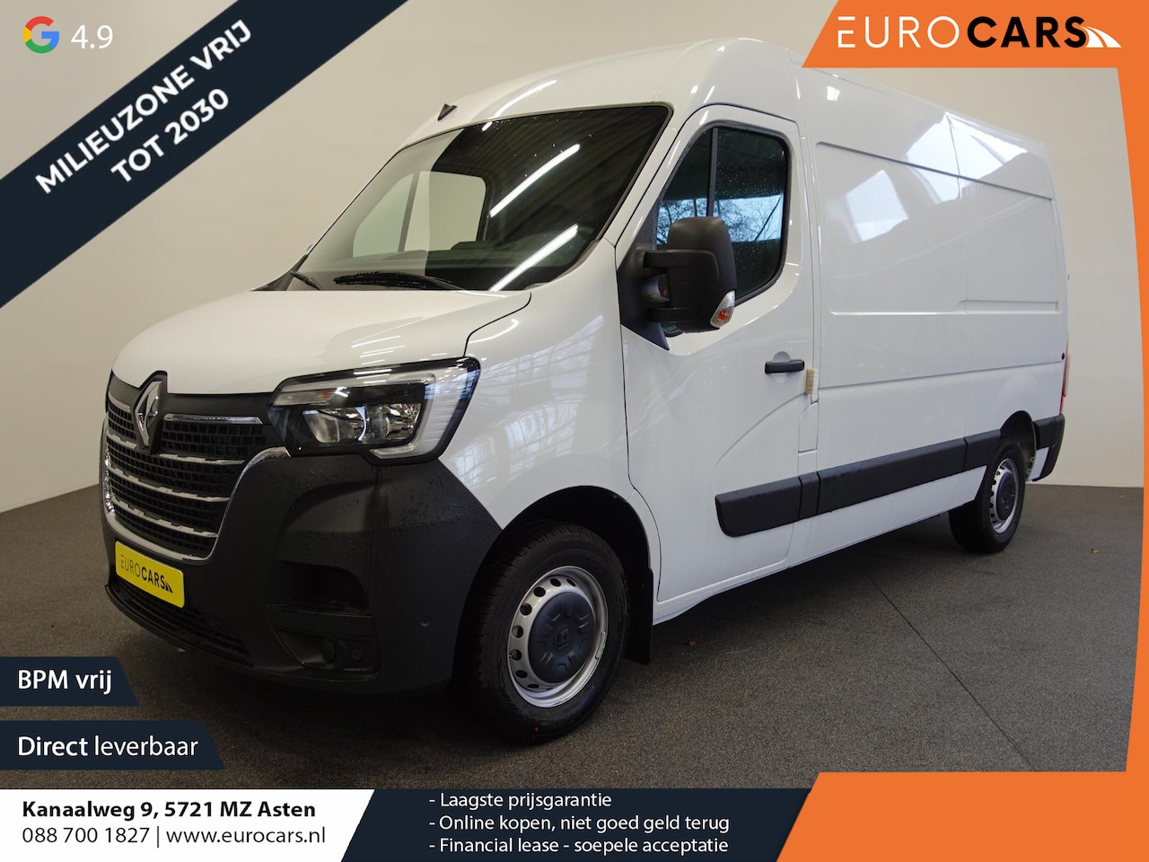 Renault Master - T33 2.3 dCi 135PK L2H2 BPM VRIJ! Airco Cruise control Parkeersensoren Navigatie Trekhaak P - AutoWereld.nl