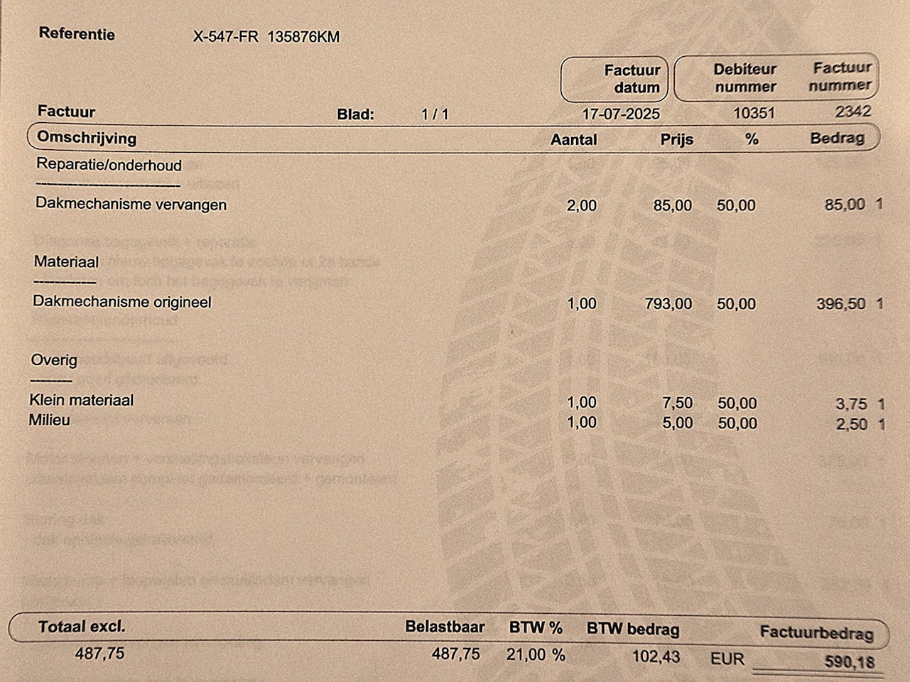 Mercedes-Benz SL-klasse Cabrio - 350 | Volledige onderhoudshistorie