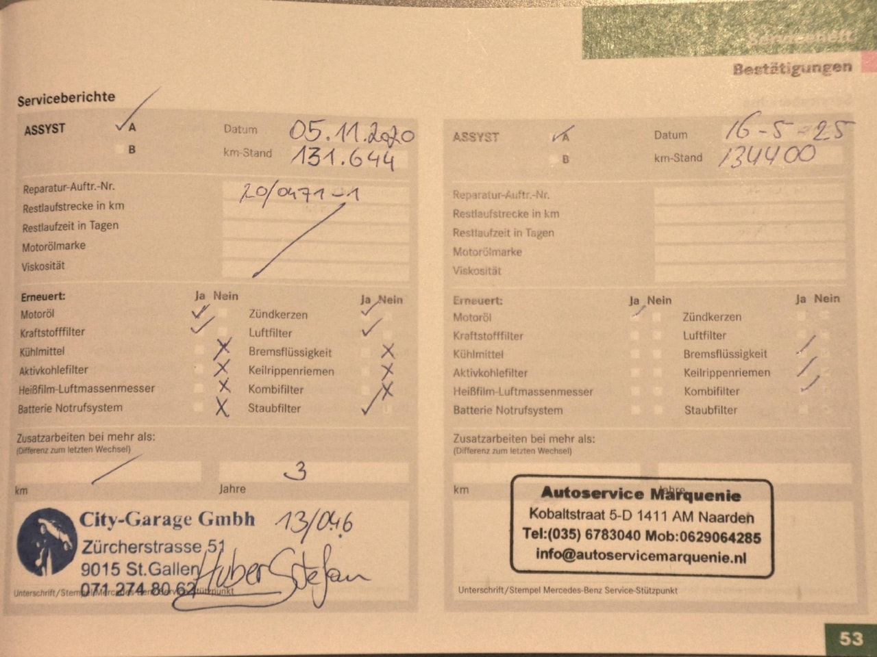 Mercedes-Benz SL-klasse Cabrio - 350 | Volledige onderhoudshistorie