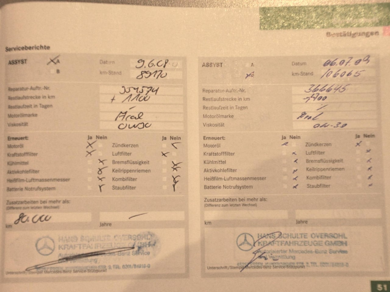 Mercedes-Benz SL-klasse Cabrio - 350 | Volledige onderhoudshistorie