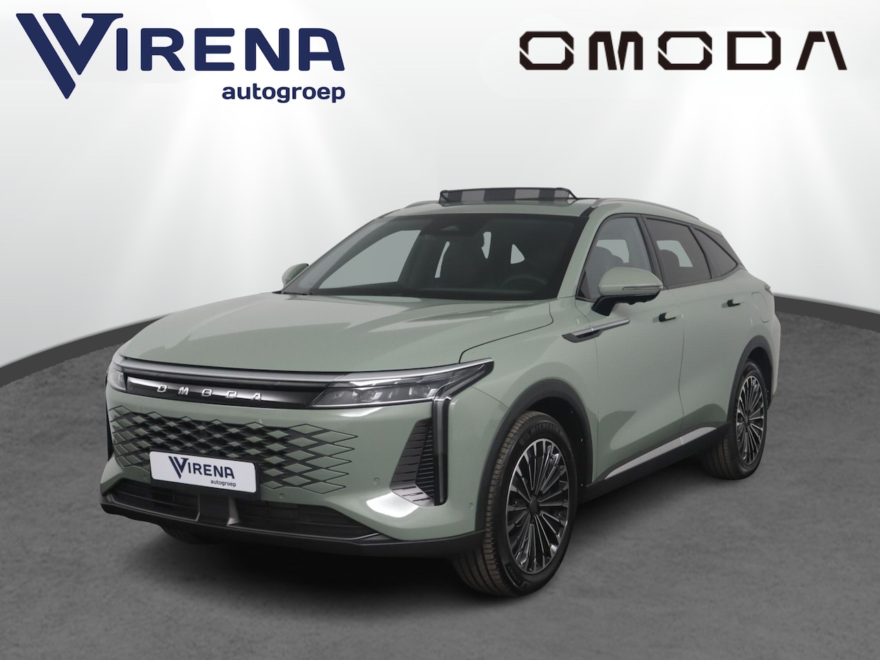 Omoda 9 - PHEV Premium - Panoramadak - 140km actieradius plug in hybride  - Parkeerhulp voor en acht - AutoWereld.nl