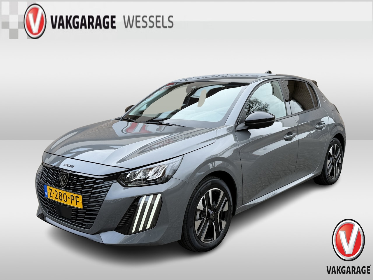 Peugeot 208 - Hybrid 100 e-DCS6 Allure Automaat | PDC | Camera | Selenium Grey | - AutoWereld.nl