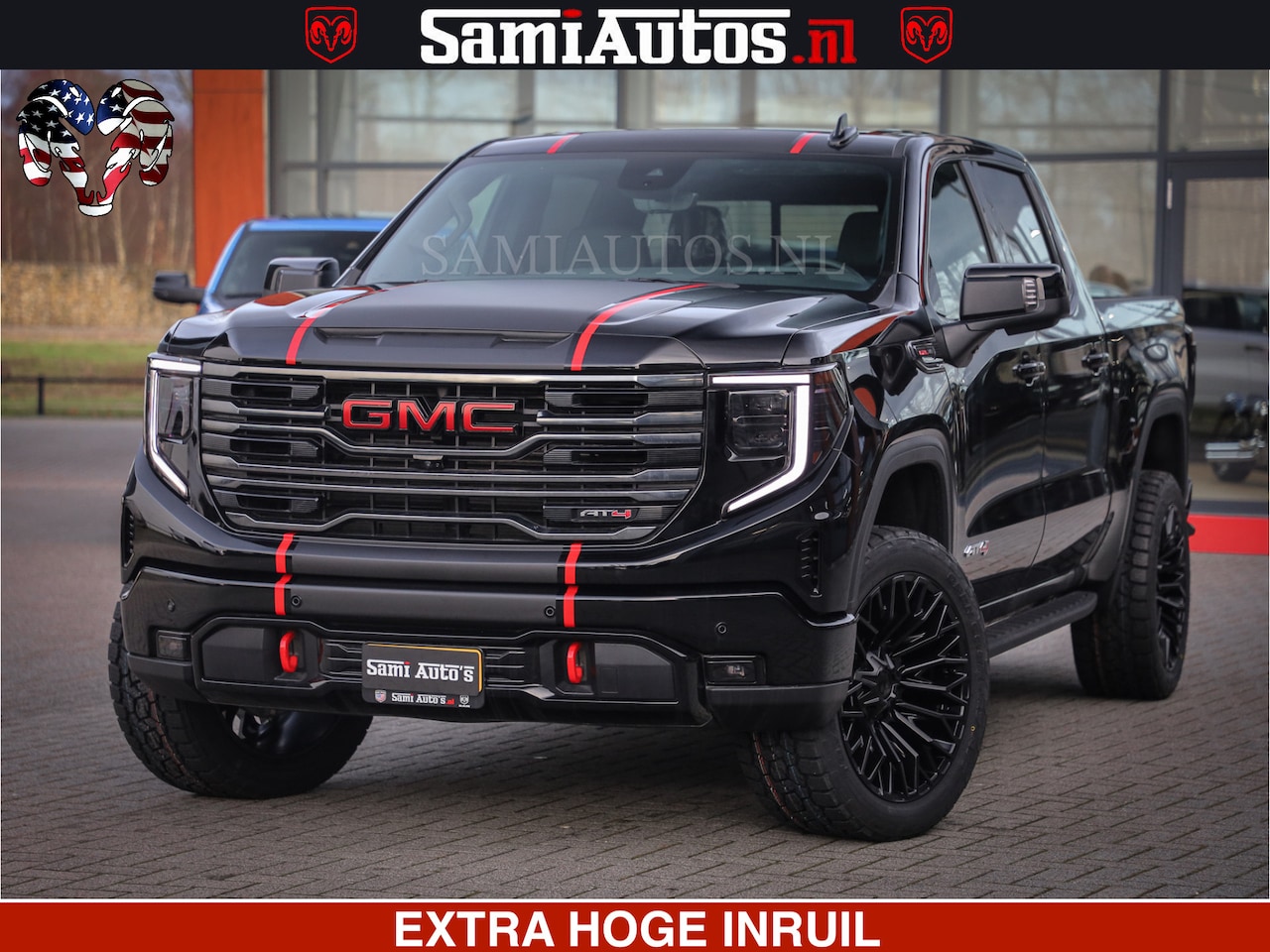 GMC Sierra - AT4 6.2 V8 4X4 | VIRTUAL COCKPIT | LPG | HUD | BOM VOL | DC | RAM DEALER NEDERLAND | Dubbe - AutoWereld.nl