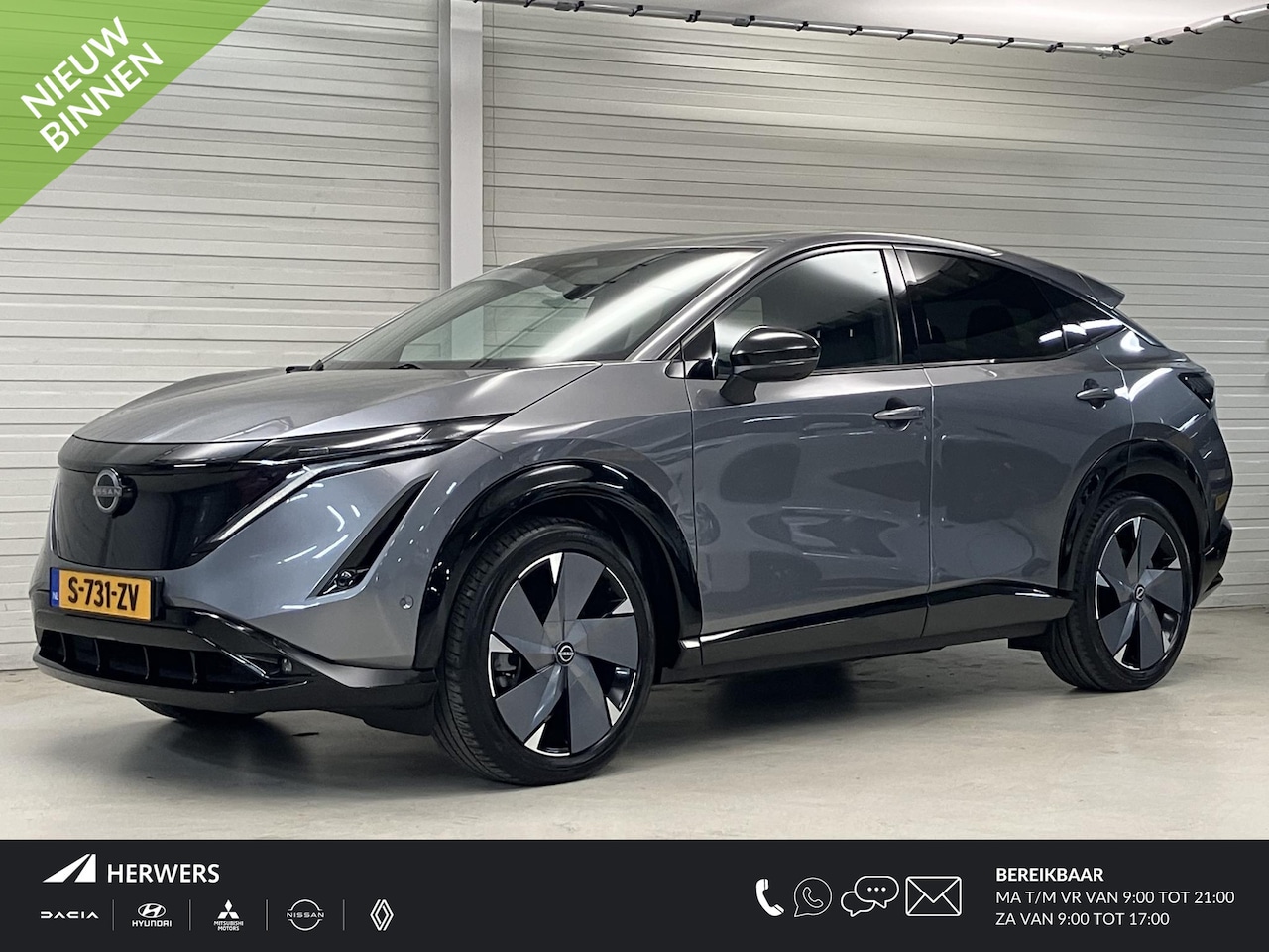 Nissan Ariya - e-4ORCE Evolve 91 kWh / NL Auto / Schuif/Kanteldak / Navigatie / 360 Graden Camera / Stoel - AutoWereld.nl