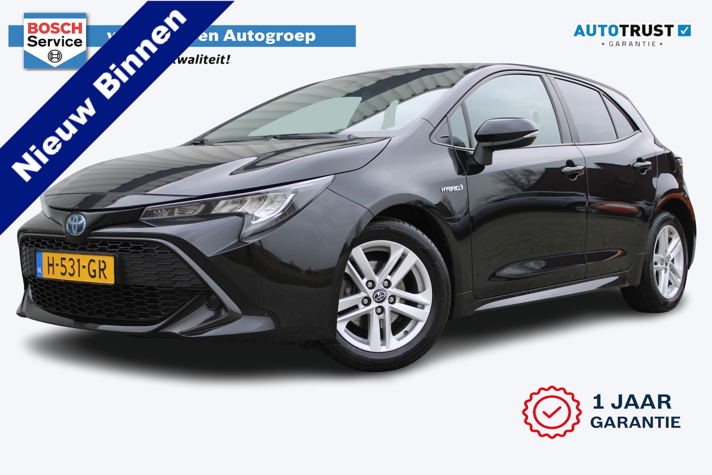 Toyota Corolla - 1.8 Hybrid Active | Incl. 12 maanden garantie | Adaptieve cruise control | Climate control - AutoWereld.nl