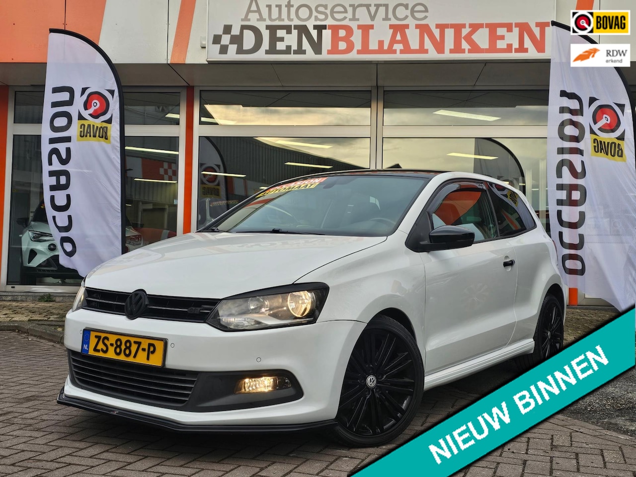 Volkswagen Polo - 1.4 TSI GT Sport 150pk Automaat BJ.2015 / Navi / Clima / Half Leder / Cruise / 17"Lmv - AutoWereld.nl