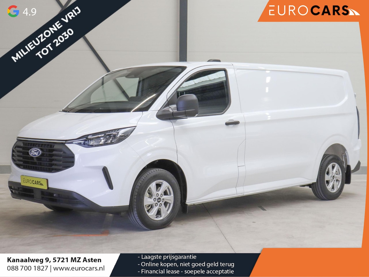 Ford Transit Custom - 300 2.0 TDCI L2H1 Trend NM Automaat Airco Navi Cruise PDC Camera - AutoWereld.nl