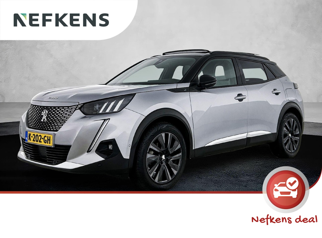 Peugeot e-2008 - EV GT 50 kWh 136pk Automaat | Schuif-/Kantelkdak | Navigatie | Climate Control | Adaptieve - AutoWereld.nl