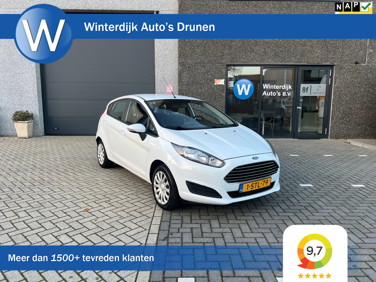 Ford Fiesta - 1.0 Style Airco, 5 Deurs, Navigatie, NAP - AutoWereld.nl