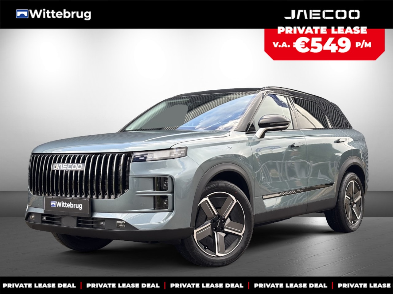 Jaecoo 7 - SHS PHEV Exclusive met 1500 KG trekgewicht, 1200 KM RANGE Navigatie, Elektrische achterkle - AutoWereld.nl