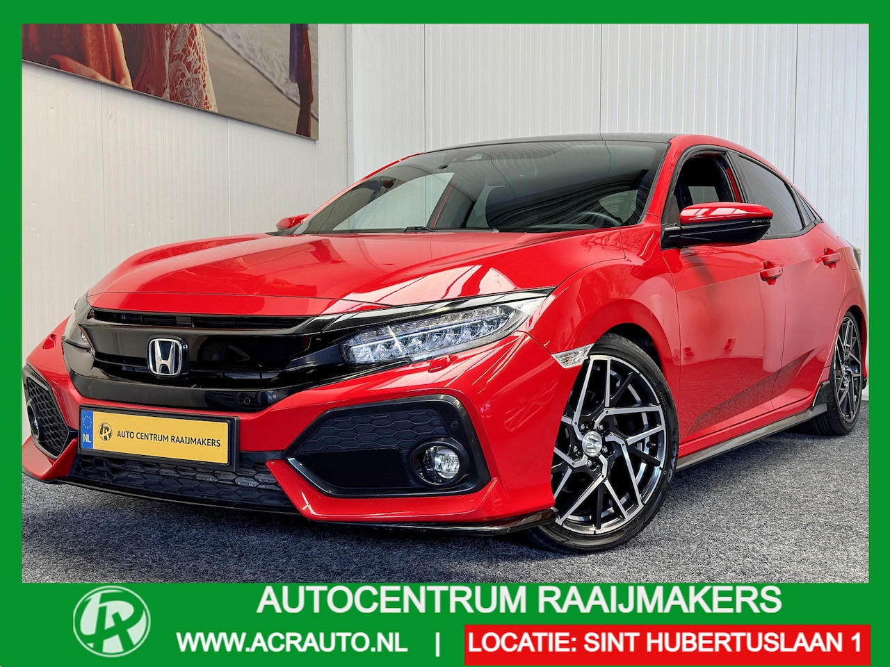 Honda Civic - 1.5 i-VTEC SPORT 183 PK !!! NAVIGATIE ADAPTIVE CRUISE CONTROL PANORAMA SCHUIF/KANTELDAK AP - AutoWereld.nl