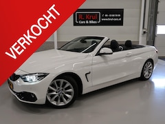 BMW 4-serie Cabrio - 420i Sportline Leer Nekverwarming Sportstoelen Zeer nette auto Boekjes aanwezig Harman/Kar