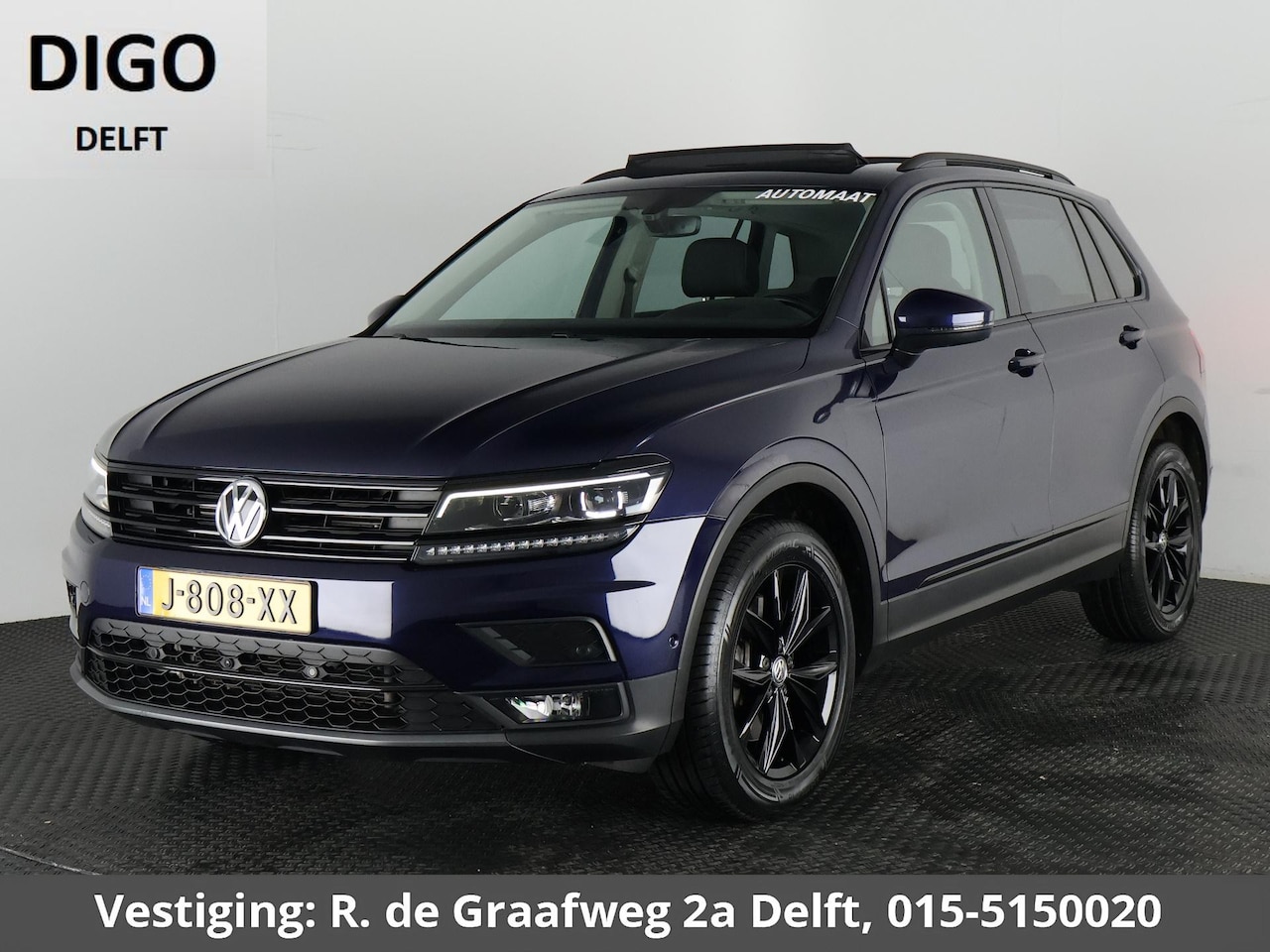 Volkswagen Tiguan - 2.0 TSI 4Motion Highline Business R Automaat | 360° Camera | Trekhaak | Vol leer | Stoelve - AutoWereld.nl