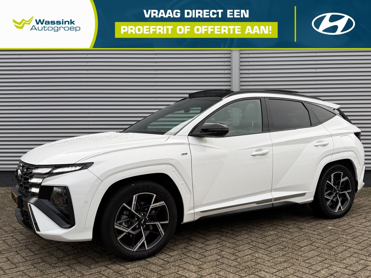 Hyundai Tucson - 1.6 T-GDi PHEV 252pk 2WD Aut N Line Sky | Schuif/Kanteldak | Stoelkoeling | Stoel/Stuurwie - AutoWereld.nl