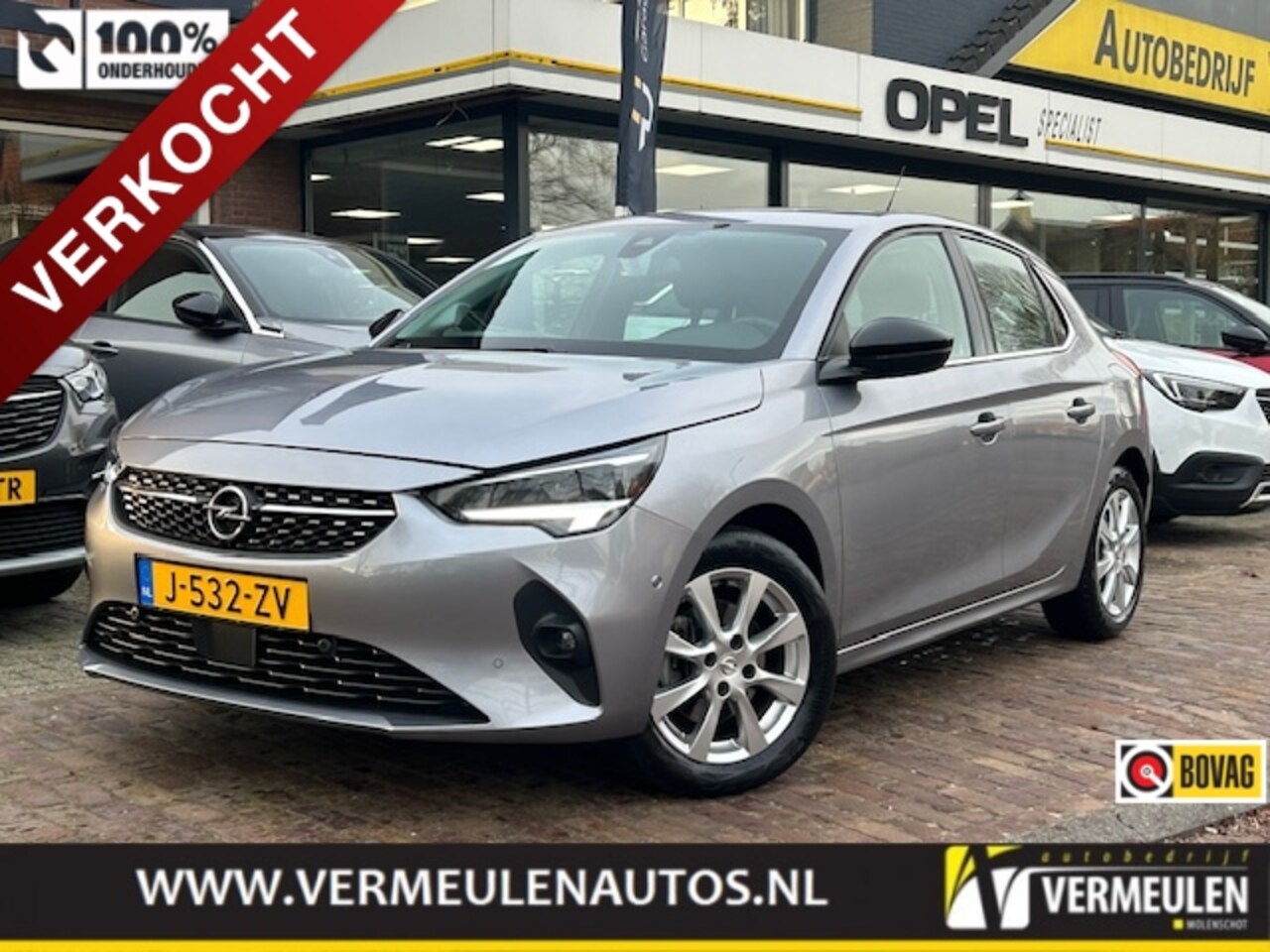 Opel Corsa - 1.2 Turbo 100PK Elegance + 16"/ Airco/ Cruise/ Camera/ CarPlay/ LED/ Virtual/ Trekhaak/ NL - AutoWereld.nl