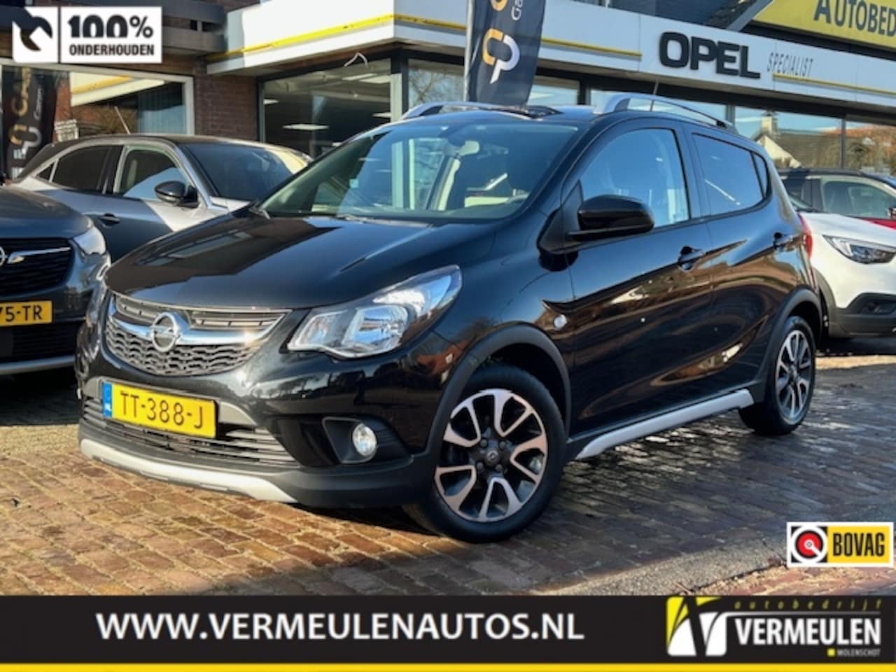 Opel Karl - 1.0 75PK ROCKS Online Edition + 15''/ Airco/ Cruise/ CarPlay/ NL auto - AutoWereld.nl