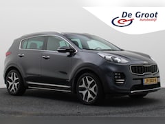 Kia Sportage - 1.6 T-GDI 4WD GT-Line Automaat Panoramadak, Leer, Camera, Navigatie, Stuur-/Stoelverw., 19