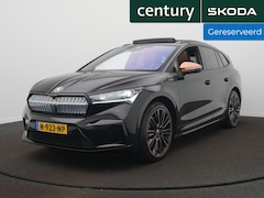 Skoda Enyaq iV - 80 Founders Edition Black / Panodak / Elek. Stoelen / Crystal-Light / Leder