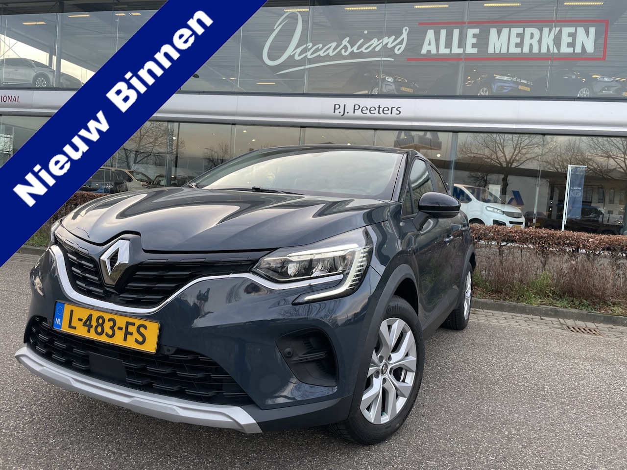 Renault Captur - 1.0 TCe 100 Bi-Fuel Business Zen Airco - Cruise control - Parkeersensoren achter - Navigat - AutoWereld.nl