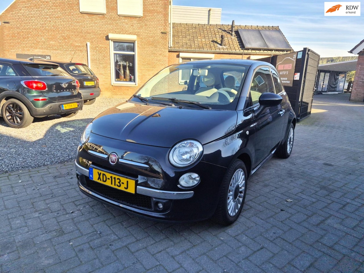 Fiat 500 - 1.2 Lounge Panoramadak Navigatie Airco - AutoWereld.nl